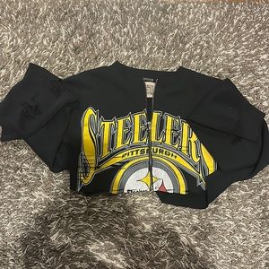 LF Steelers zip up